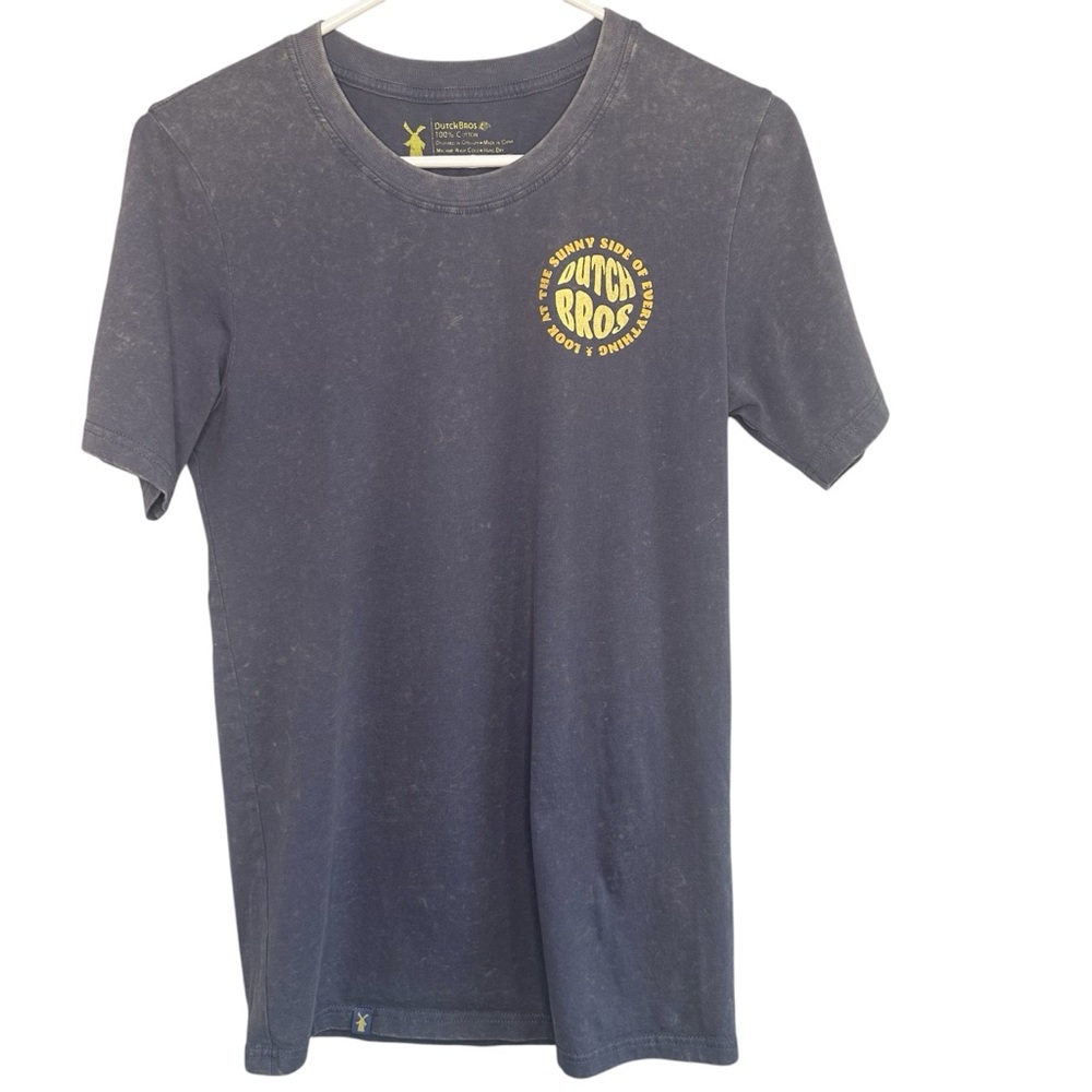 Dutch Bros Men’s XS+XXL Blue + Yellow “Look At The Sunny Side Of Everything…”